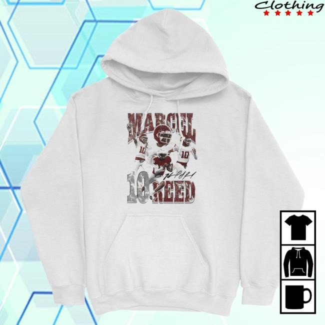 Official Nil Store Merch Shop Marcel Reed Graphic White Top Shirt