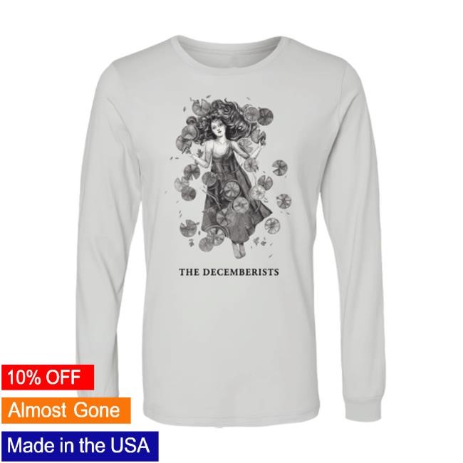 The Decemberists Official Merch Rusalka L/S Tee 2024 The Decemberists Clothing Shop The Decemberists Apparel Collection
