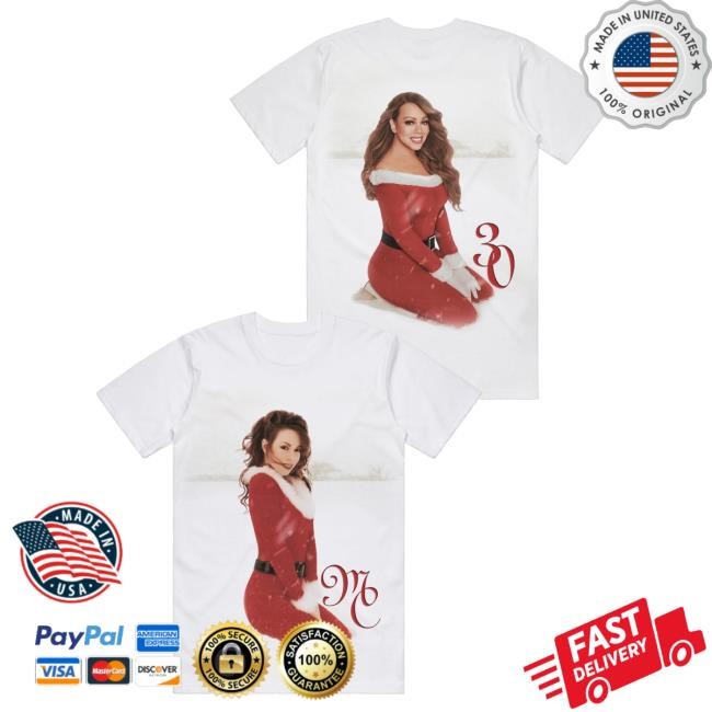 Mariah Carey Unisex-Adult Official Christmas Time Tour Merch 30th Anniversary Shirts