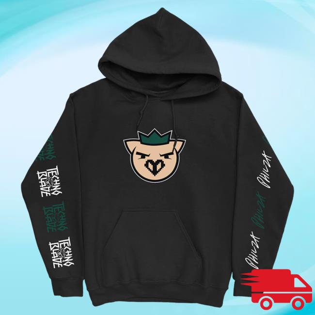 Official Technoblade Merch Store Shop Technoblade X Ph1lza Agro Ph1lza Crew neck Black