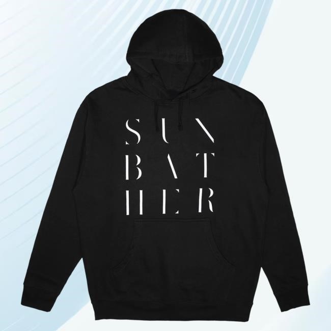 Official Deafheaven Merch Sun bather Popover Shirt Black
