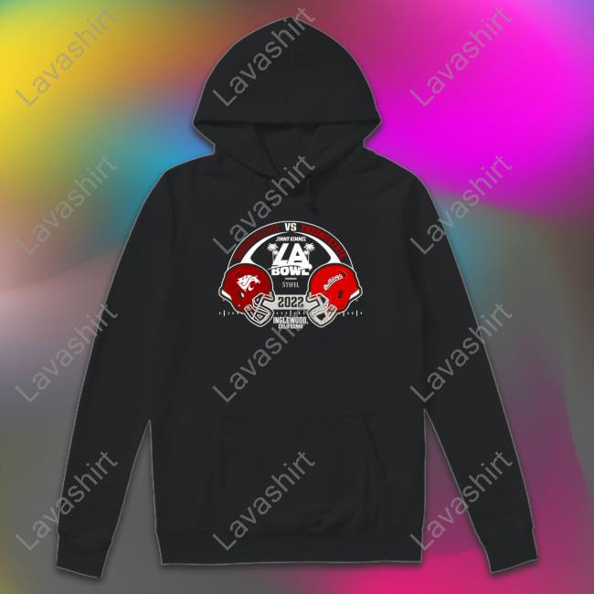 Official Fresno State Bulldogs vs. Washington State Cougars Blue 84 2022 Jimmy Kimmel LA Bowl Matchup Hoodie Shirt