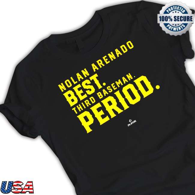 Nolan Arenado Best Third Baseman Period Nolan Arenado Tee Shirt