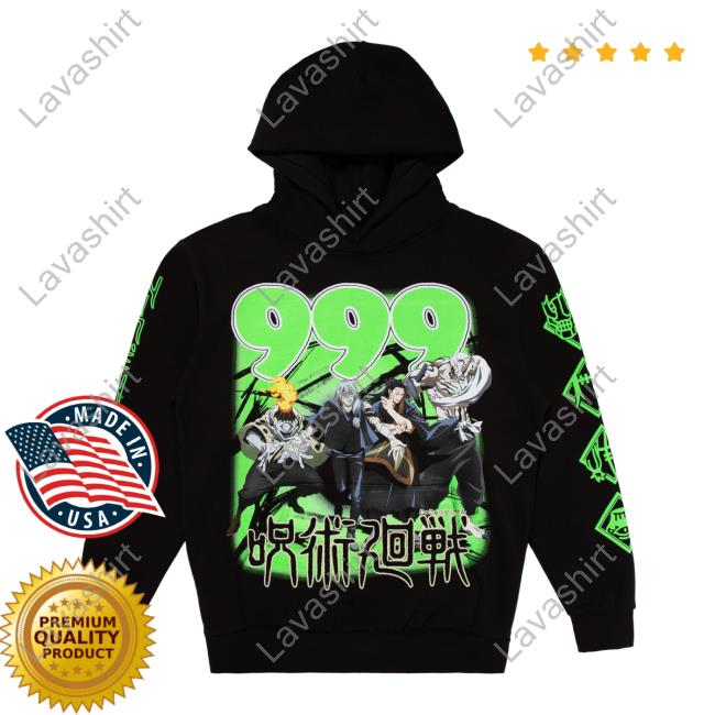 Official Juice Wrld 999Club Clothing Merch Store Shop 999 X Jjk Cursed Energy Crew Neck Sweat
