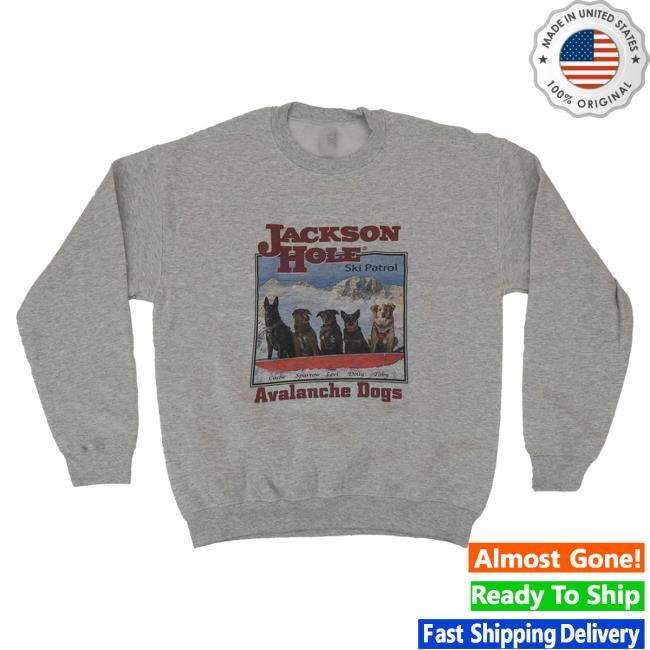 Official Jackson Hole Clothing Shop Store Jackson Hole Avy Dog Sweatshirt