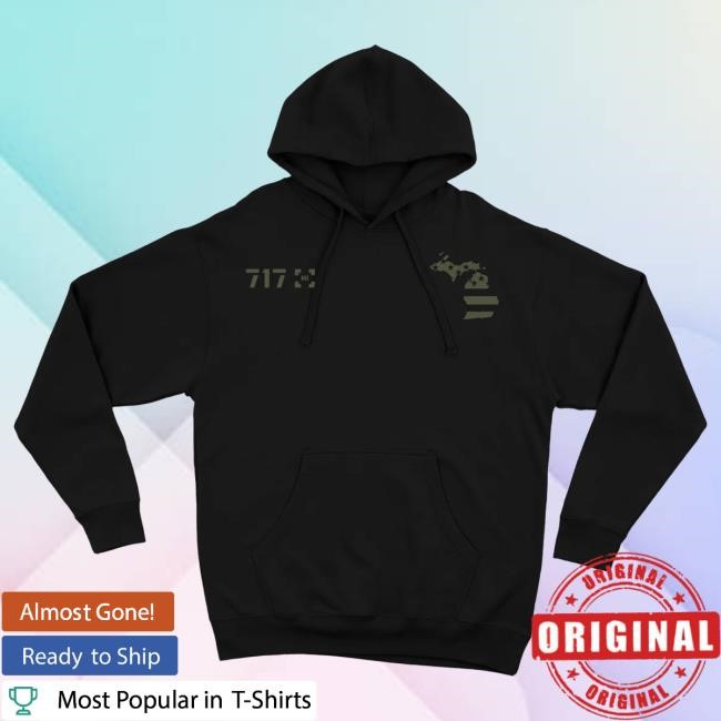 Official 717 Supply Store Shop Michigan Flag Attractive Hoodie