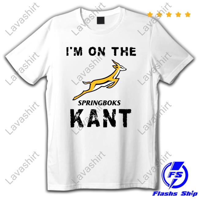 Official Bongani Bongs Mdu I'm On The Springboks Kant Tee