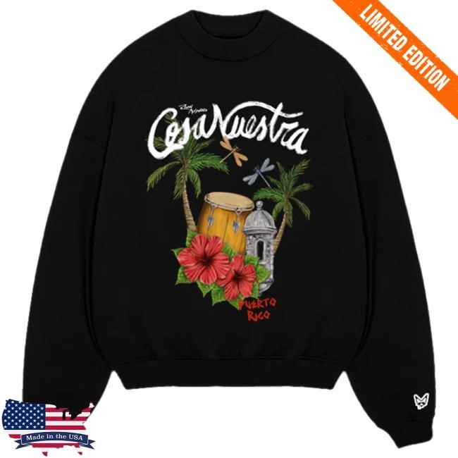 Official Rauw Alejandro Merch Store Shop Caribeño Sweatshirts Black