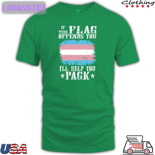Trans If This Flag Offends You I'll Help You Pagk Tee Vampire Catboy Trans If This Flag Offends You I'll Help You Pagk Tee Vampire Catboy