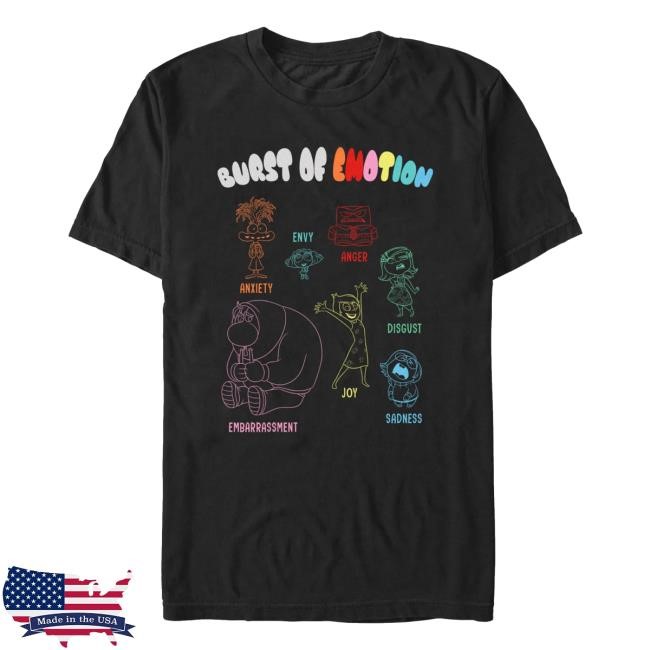 Regal Theatres Store Inside Out 2: Burst Of Emotion Top Shirt