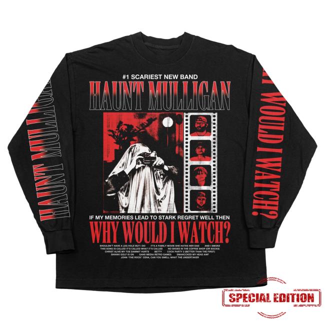 Official Hot Mulligan Merch Hot Mulligan Haunt Mulligan Longsleeve