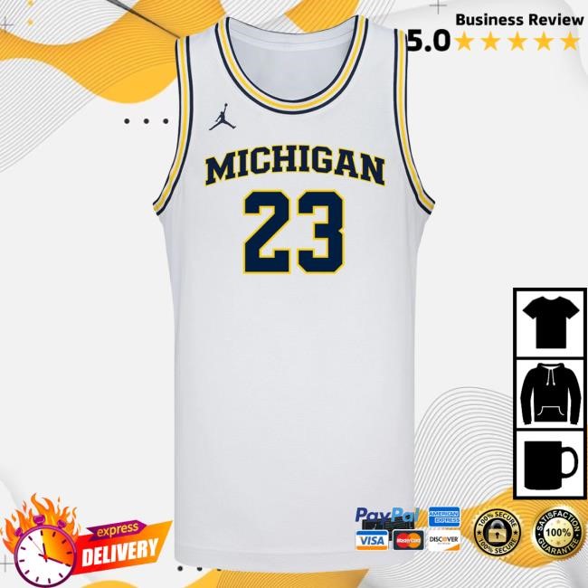 Michigan Wolverines #23 Ciara Byars Student Athlete White Women's Basketball Jersey Shirts The M Den Shop Official