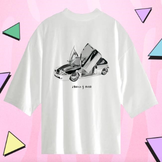 Official J Balvin Rayo Silver Car Popover Shirt JBalvin Shop