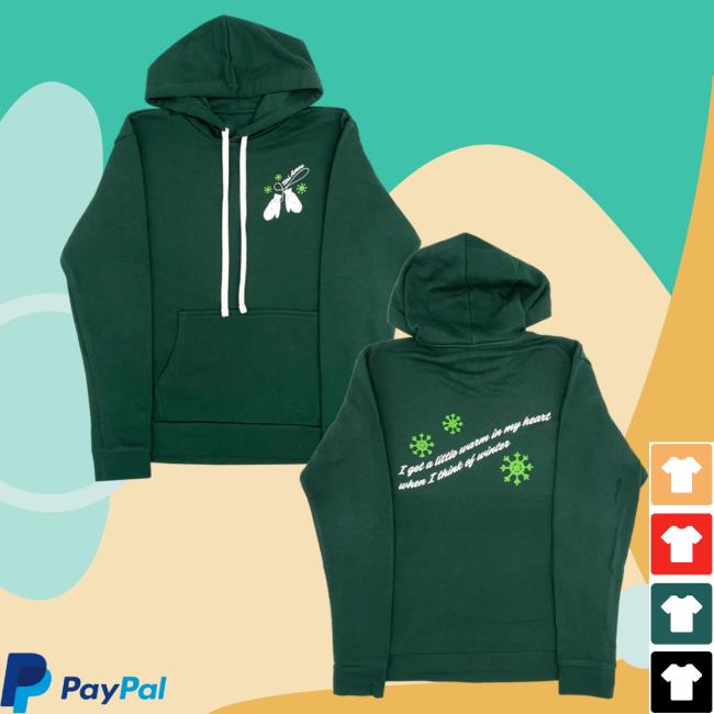 Official Hello Merch Tori Amos Holiday Green Popover Sweatshirt Hellomerch ToriAmos