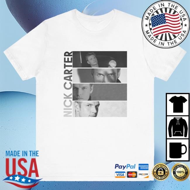 Official Nick Carter Merch Store Album Cover Tee Nick Carter Store