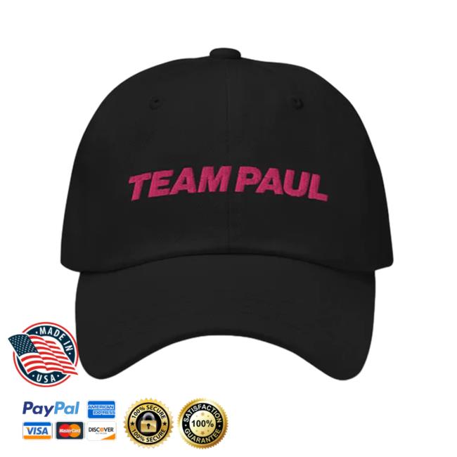Official Jake Paul Boxing Bullies Team Paul Black Dad Twill Cap