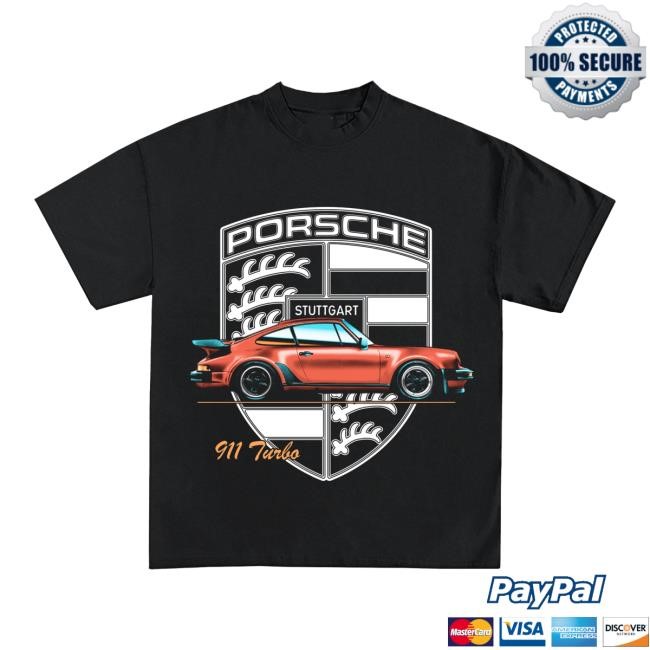 Icy Shop Merch Porsche 911 Turbo Graphic Shirt New