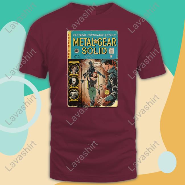 Metal Gear Solid Comic Book Covers Hoodie