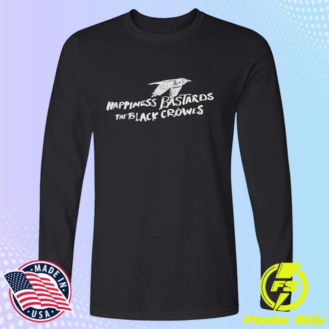 Official The Black Crowes Happiness Bastards Black Long-Sleeve TheBlackCrowes