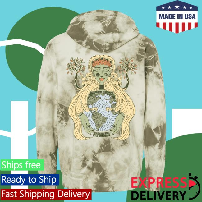Official Nature Backs Clothing Experience The Moment Embrace Tie Dye Pull Over Hoodie NatureBacks Merch