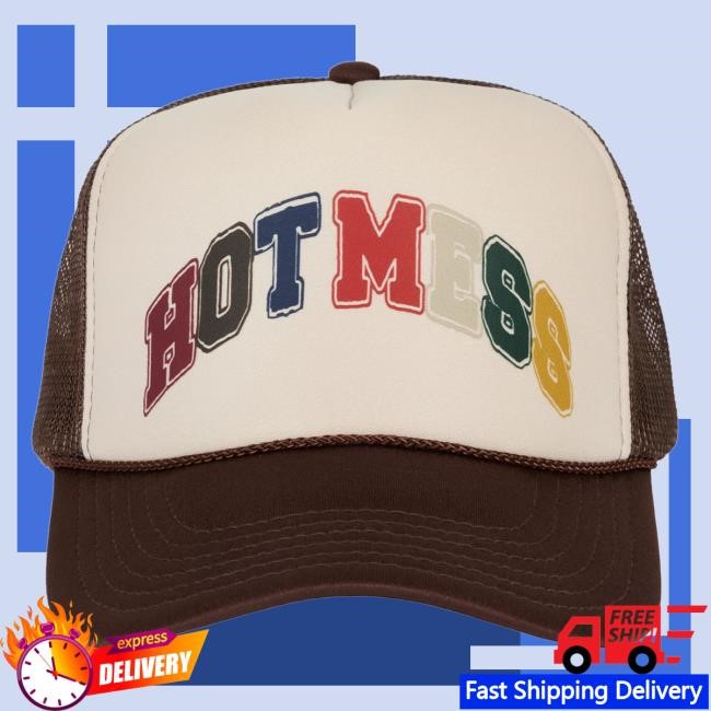 Hot Mess Varsity Trucker Hat – Unwell Shop | Call Her Daddy