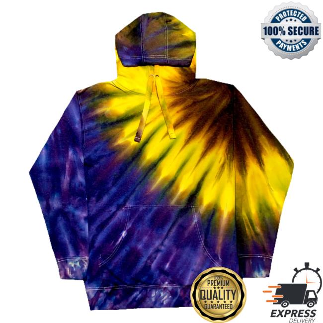 The Tie Dye Company Purple Sunflower Tie Dye Sweaters