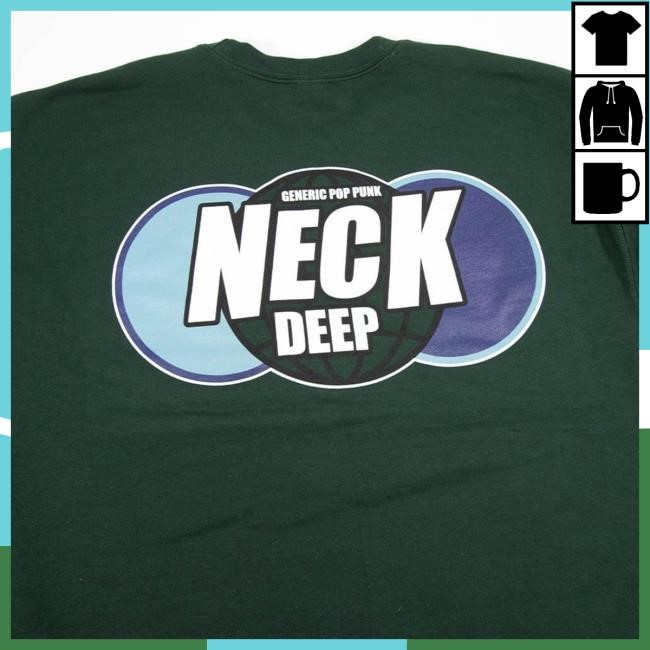 Pop Punk Crew Neck Sweatshirt Neck Deep Store