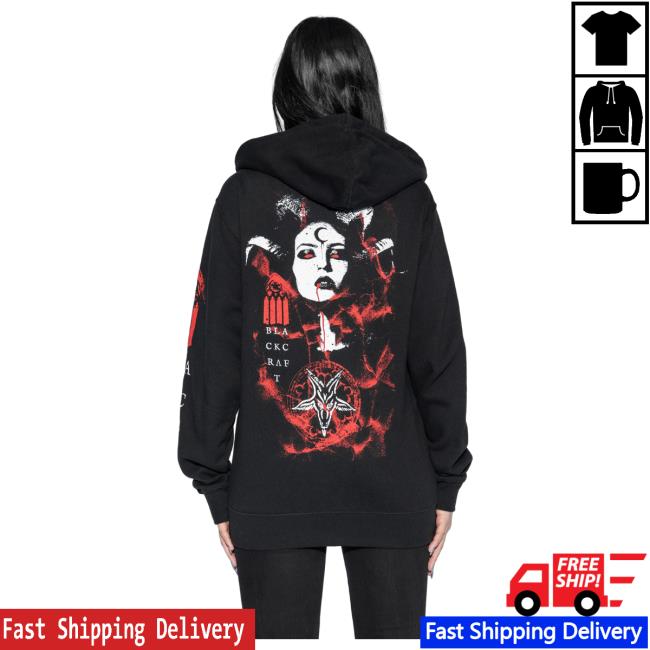 Blackcraft Cult Clothing Store BlackcraftCult Lilith - Zip Up Crewneck