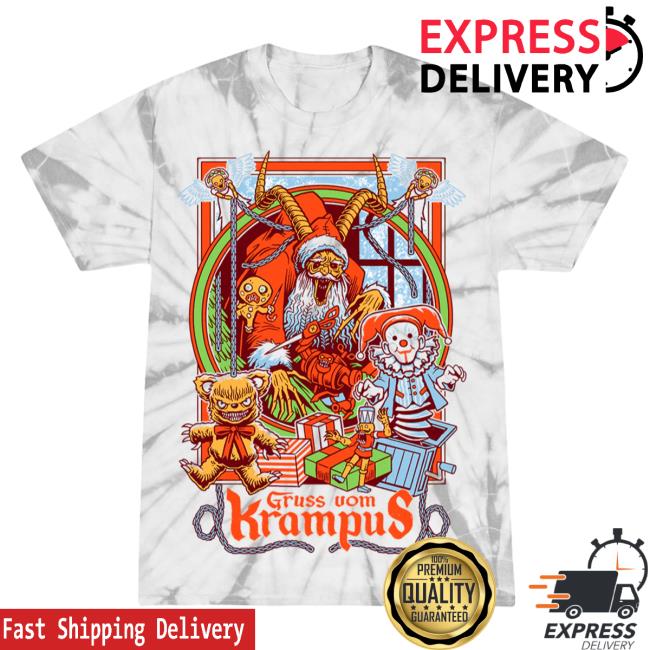 Official Cavity Colors Krampus Cheerful Creepout 3D Tie Dye New Shirt Cavitycolors