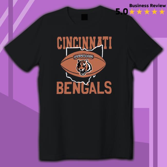 Cincinnati Ohio Bengals Logo Homage Tee Shirt Official Cincinnati Ohio Bengals Logo Homage Tee Shirt