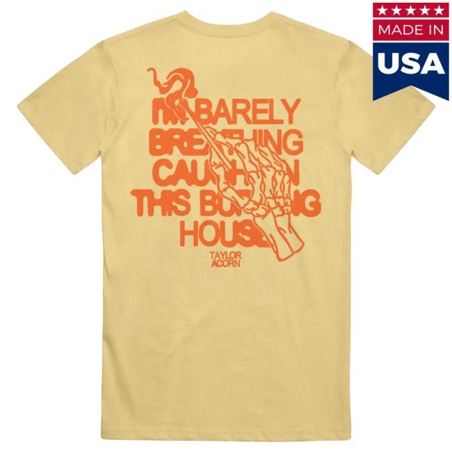 Official Taylor Acorn Merch Burning House Match - Tees