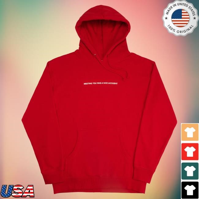 Official WNRS Merch Store We're Not Really Strangers I'm So Happy We Met Pullover Hoodie