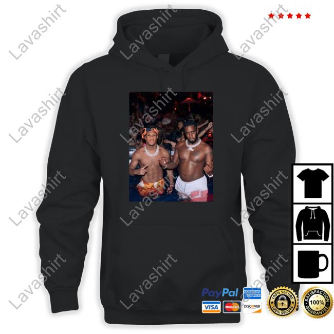 Ryan Garcia Haney And Diddy In A Pool T-Shirt