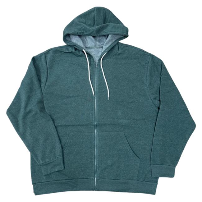 Giant Hoodies Zip Up Giant Hooded Sweatshirt Heather Forest Gianthoodies