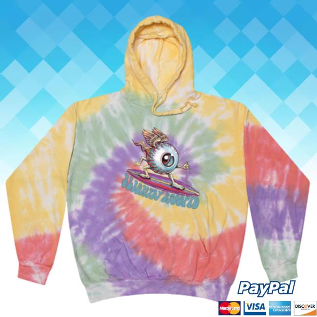 Official Slightly Stoopid Merch Surfing Eye Tie Dye Sweater