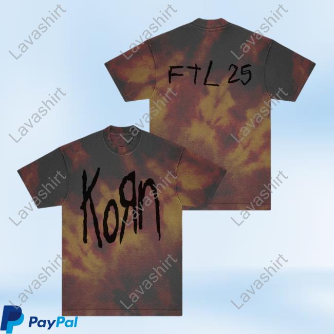 Korn Clothing Store Shop Follow The Leader Ftl 25 Dyed Tee Shirt Kornwebstore Merch