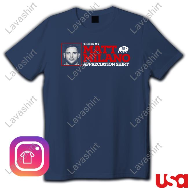 Matt Milano Appreciation Long Sleeve Tee Store 716 Merch