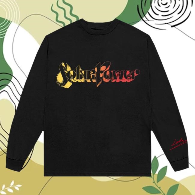 Official Lorde Clothing Lorde Solar Power Photo Long Sleeve New Shirt
