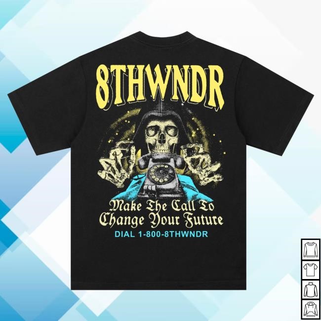 Official 8Thwndr Store Clothing 8Thwndr Call Center Attractive Shirt Black