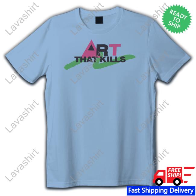Art That Kill Shirt Light Blue