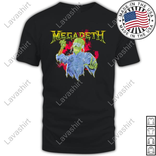 Megadeth Store Black Vic Ghoul Shirt