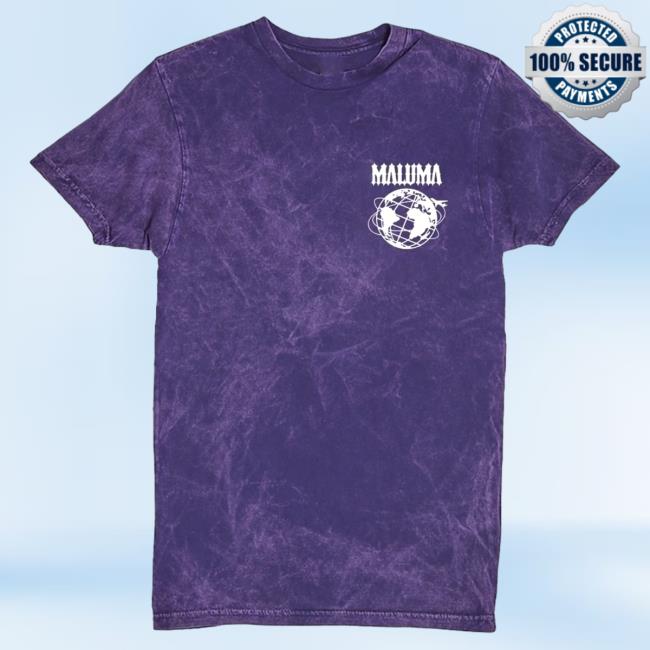 Maluma Don Juan Purple Acid Wash Crewneck Sweatshirt