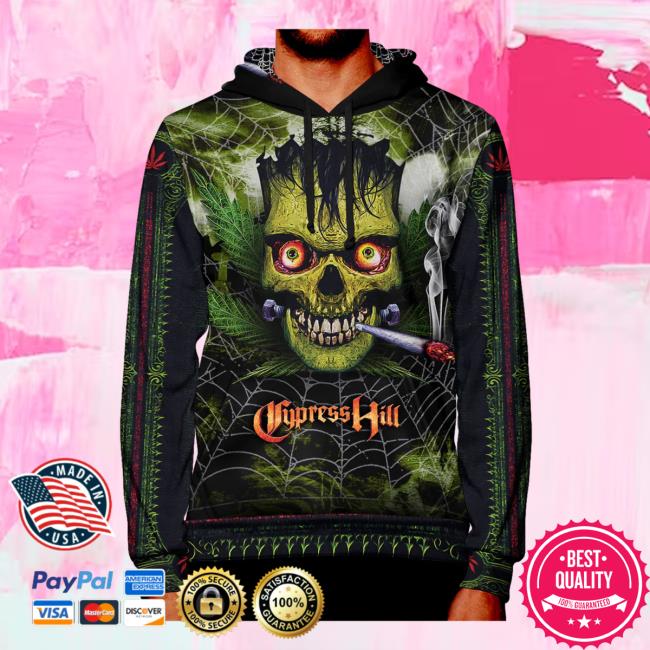 Official Cypress Hill Merch Aop Cypress Hill Haunted Hill 2019 All Over Print Sweaters CypressHill