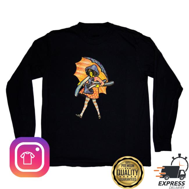 Official Slinger Apparel Store Shop Gold&Silver Fume Shroom Girl Long Sleeve Shirt Pyroscopic