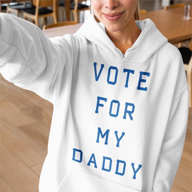 Vote For My Daddy Shirt White Daniel Goldman