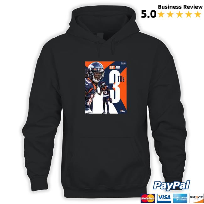 l Denver Broncos Jerry Jeudy 3TDs Cap l Denver Broncos Jerry Jeudy 3TDs Tee
