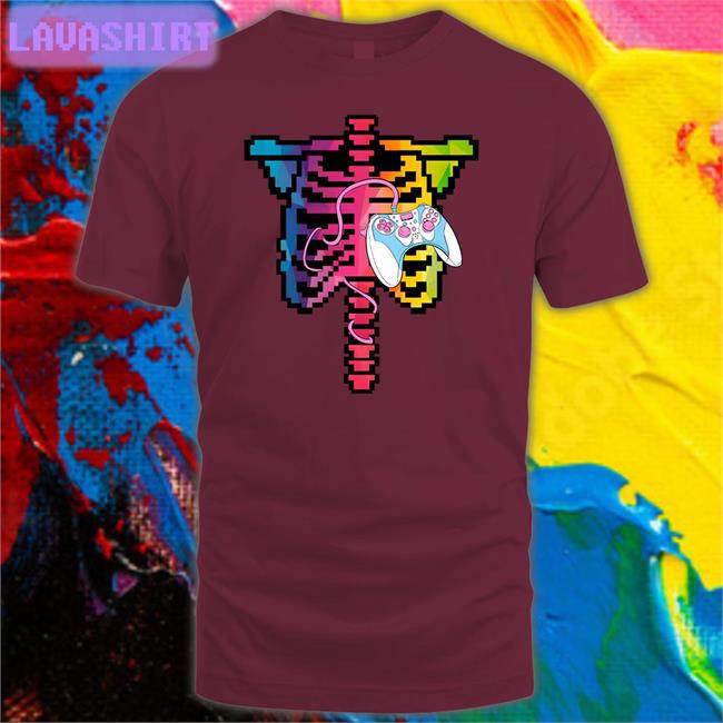 Feng Min's Glowing Rib Cage Tee Shirt