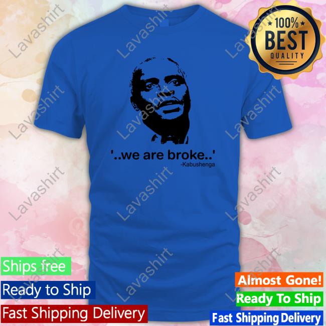 We Are Broke Kabushenga Long Sleeved T Shirt Canary Mugume
