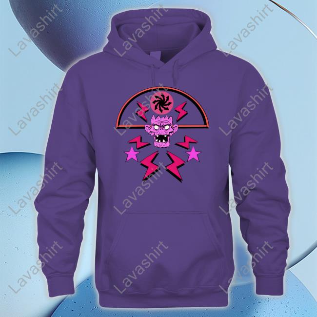 Gorillaz Merch Cult Logo Hooded Sweatshirt Gorillaz Cult Shirt