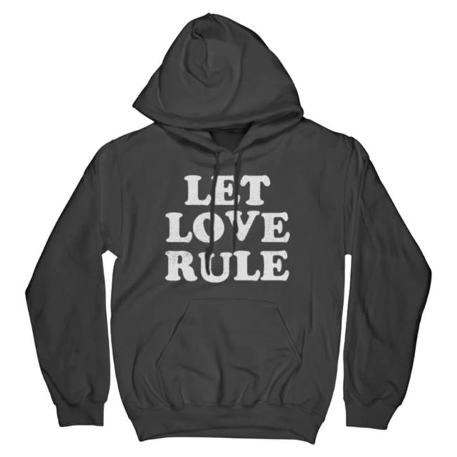Official Lenny Kravitz Store Shop Let Love Rule Popover Sweatshirt Lenny Kravitz Apparel Clothing